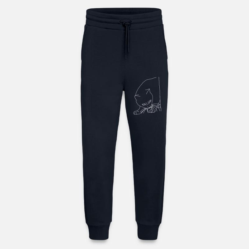 Katze - Jogginghose - made by SPREAD - DARK NAVY