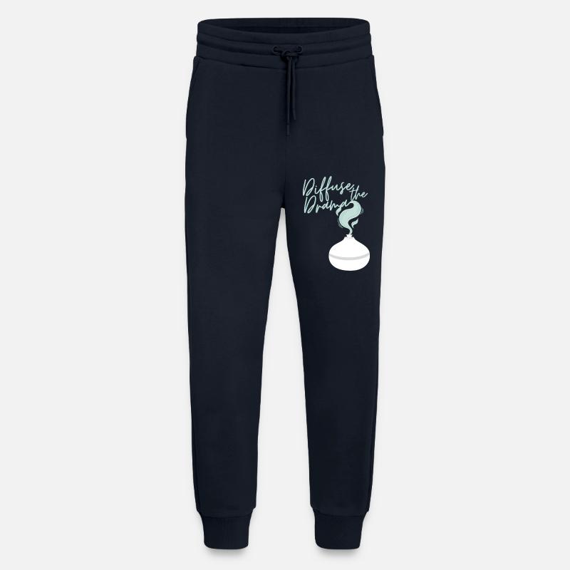 Diffuser le drame - Pantalon de jogging bio décontracté fabriqué en UE - DARK NAVY