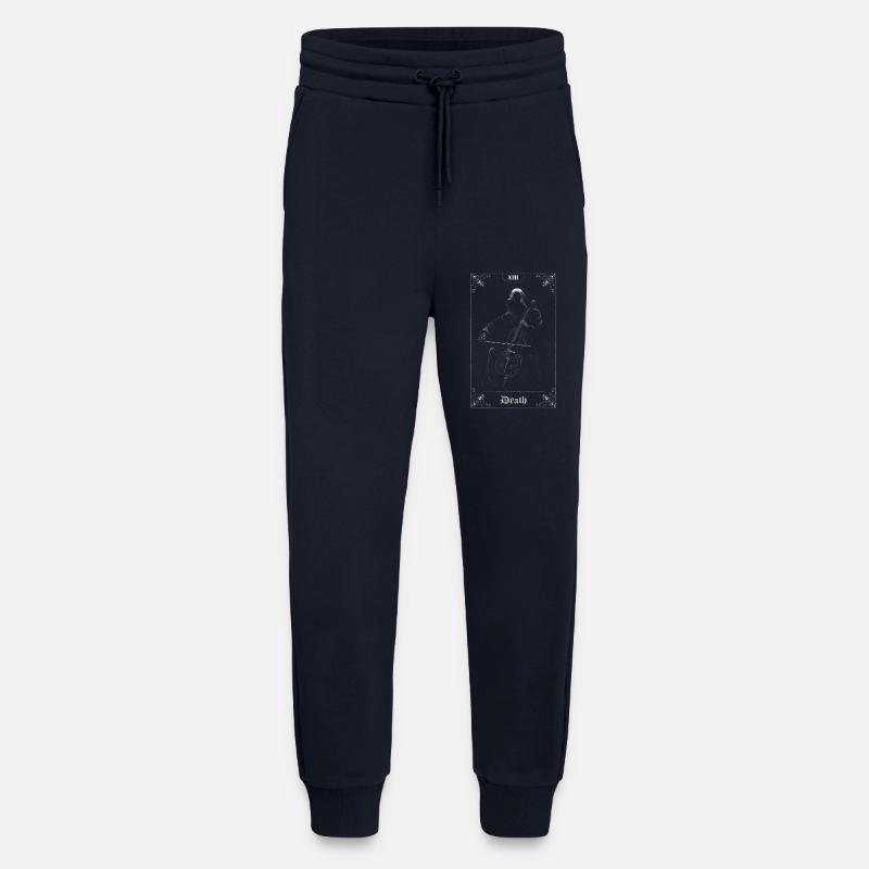 Todesmusiker im Schwarzweiß-Tarot - Jogginghose - made by SPREAD - DARK NAVY