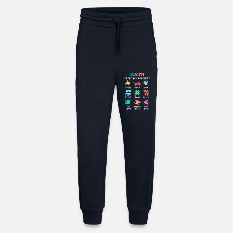 Math keeps you balanced - Jogging Pants - made by SPREAD  - DARK NAVY