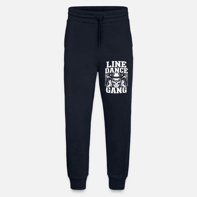 Line Dance Gang Skull Tee - Jogginghose - made by SPREAD - DARK NAVY