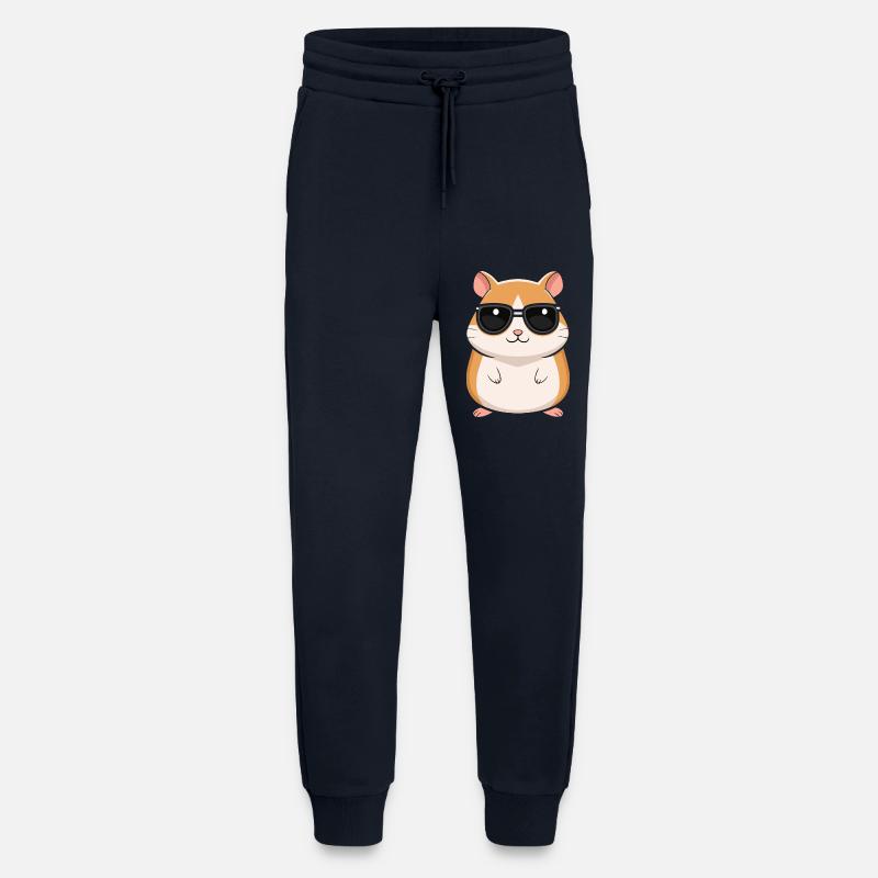Cool Hamster with Sunglasses - Jogging Pants - made by SPREAD - DARK NAVY