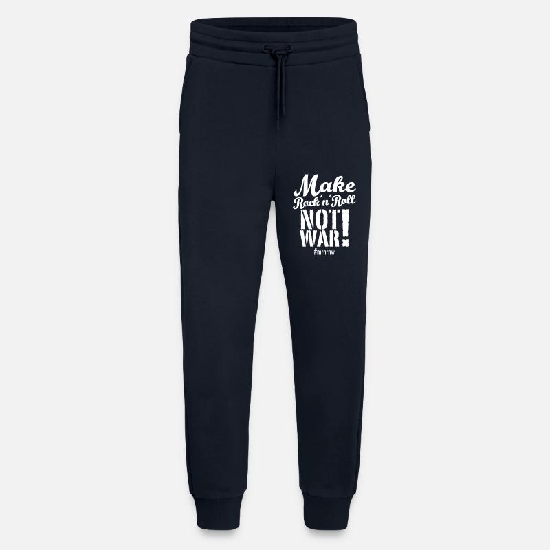 Make Rock´n´Roll Not War 2025-Version - Jogginghose - made by SPREAD - DARK NAVY