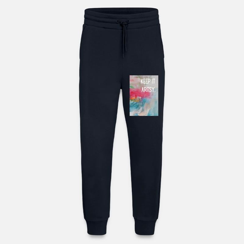 Keep it artsy. - Jogging Pants - made by SPREAD  - DARK NAVY