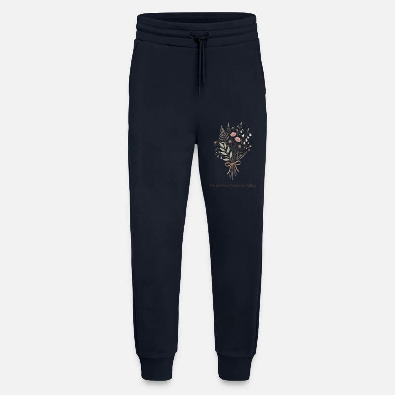 Blumenstrauß für Mama - Jogginghose - made by SPREAD - DARK NAVY