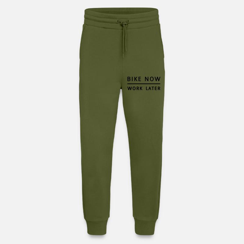 Bike now - work later! - Jogging Pants - made by SPREAD  - MOSS GREEN