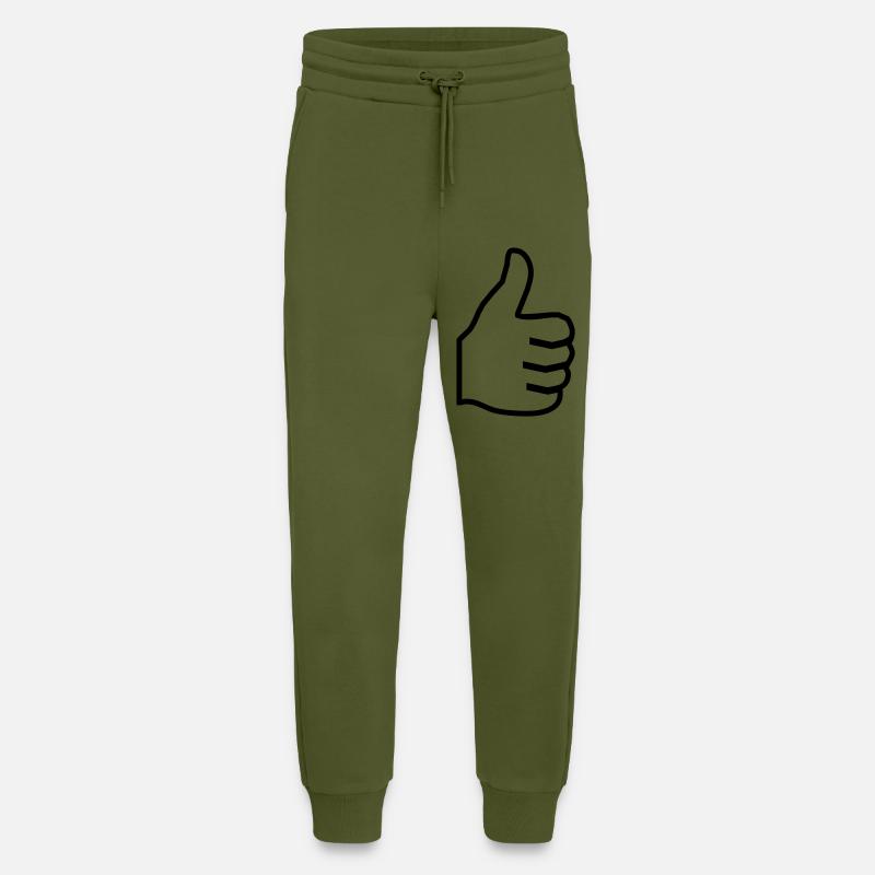 2541614 12405460 daumen - Jogginghose - made by SPREAD - MOSS GREEN