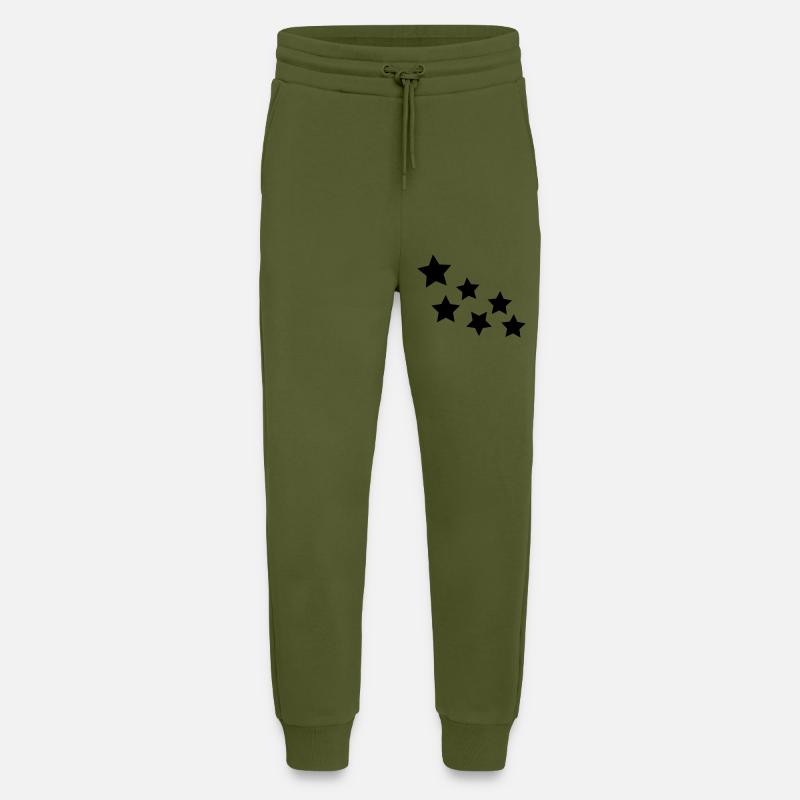 Sterne - Jogginghose - made by SPREAD - MOSS GREEN