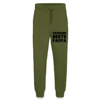 der beste Vater der Welt - Jogginghose - made by SPREAD - MOSS GREEN - Vorne