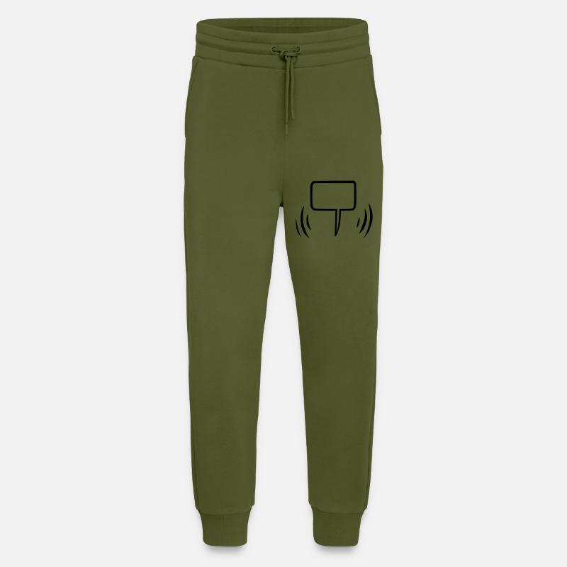 Sprechblase leer - Jogginghose - made by SPREAD - MOSS GREEN