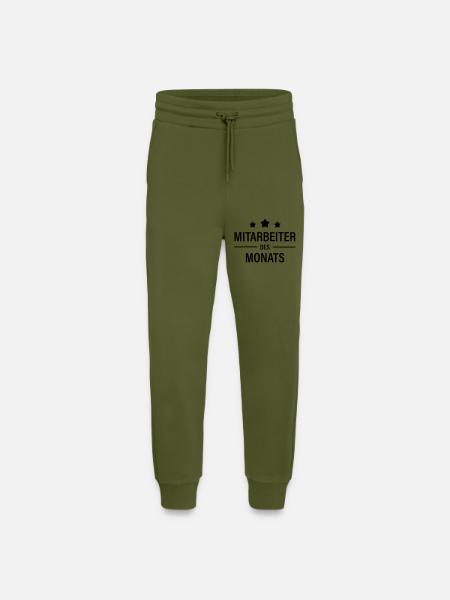 Mitarbeiter des Monats - Jogginghose - made by SPREAD - MOSS GREEN