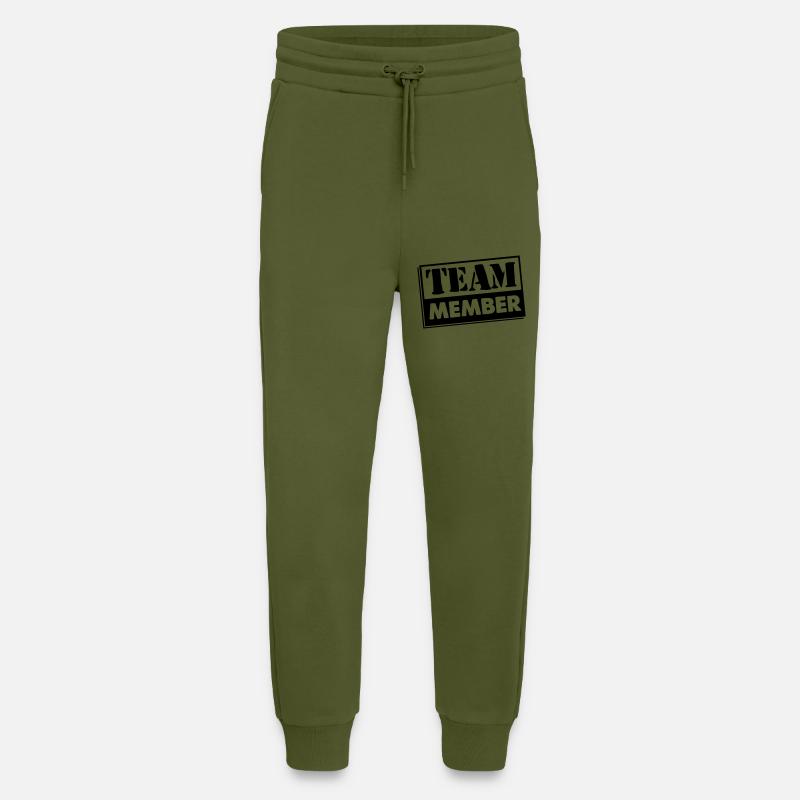 team member 01 - Jogginghose - made by SPREAD - MOSS GREEN