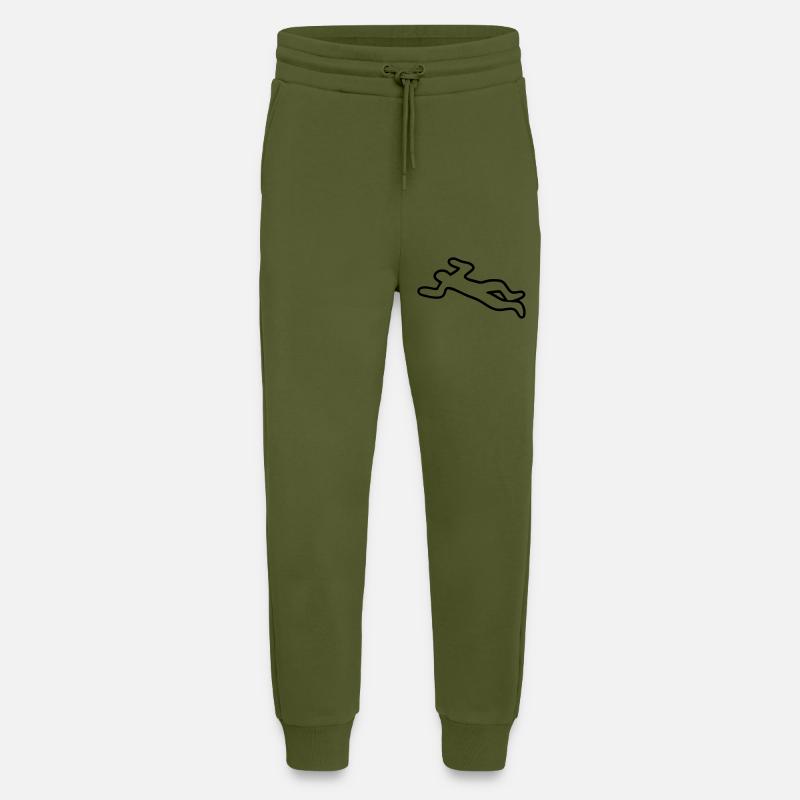 Corpse - Jogging Pants - made by SPREAD  - MOSS GREEN