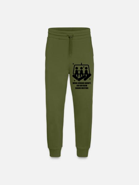 snowboard - Jogging Pants - made by SPREAD  - MOSS GREEN