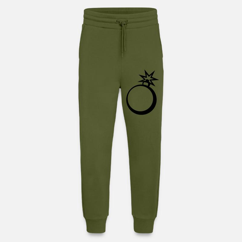 clipart bombe zuender - Jogginghose - made by SPREAD - MOSS GREEN