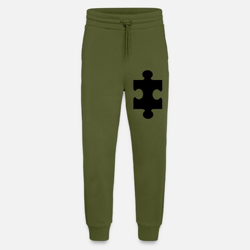 puzzle_2 - Jogginghose - made by SPREAD - MOSS GREEN
