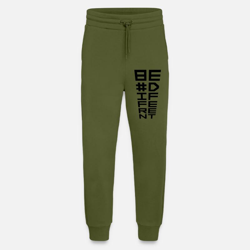 Be different Logo Design - Jogging Pants - made by SPREAD  - MOSS GREEN