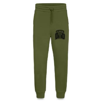 Soccer Dad Logo Design - Jogging Pants - made by SPREAD  - MOSS GREEN - Front
