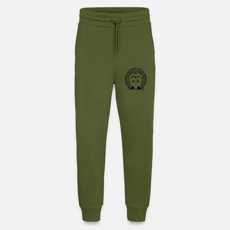 Igel Igelchen Herbst - Jogginghose - made by SPREAD - MOSS GREEN