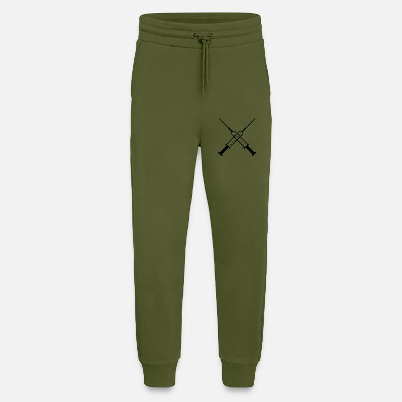 Spraying as a vector - Jogging Pants - made by SPREAD  - MOSS GREEN