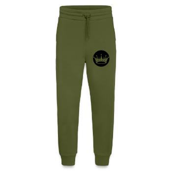 krone 01 - Jogginghose - made by SPREAD - MOSS GREEN - Vorne