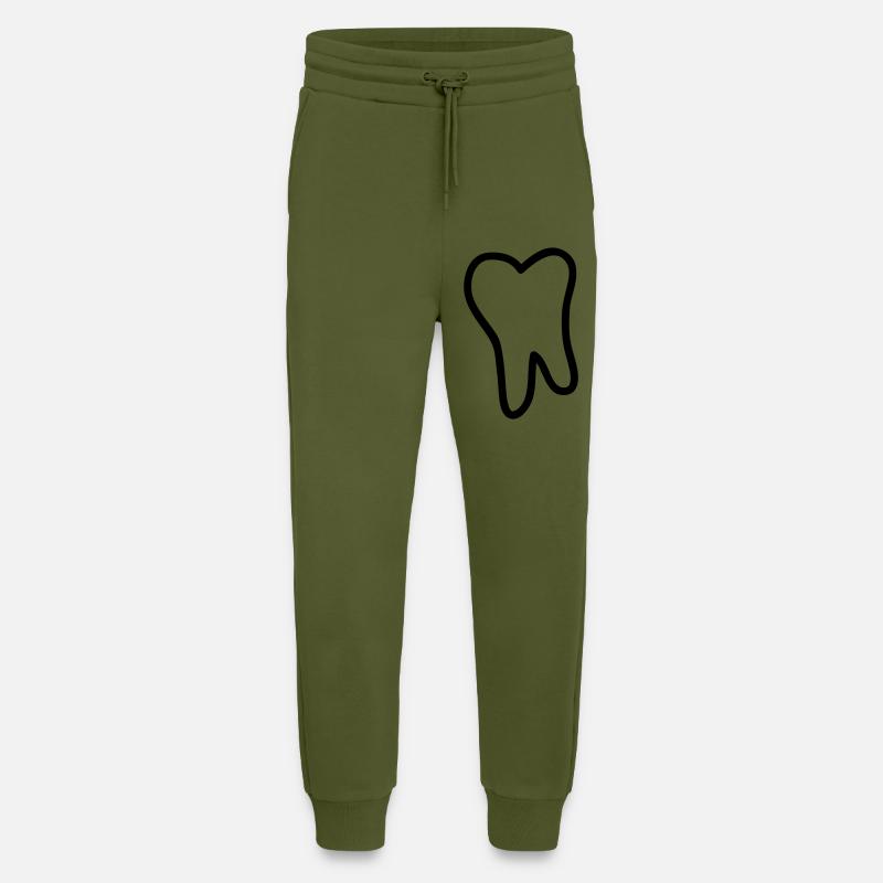 tooth - Jogginghose - made by SPREAD - MOSS GREEN