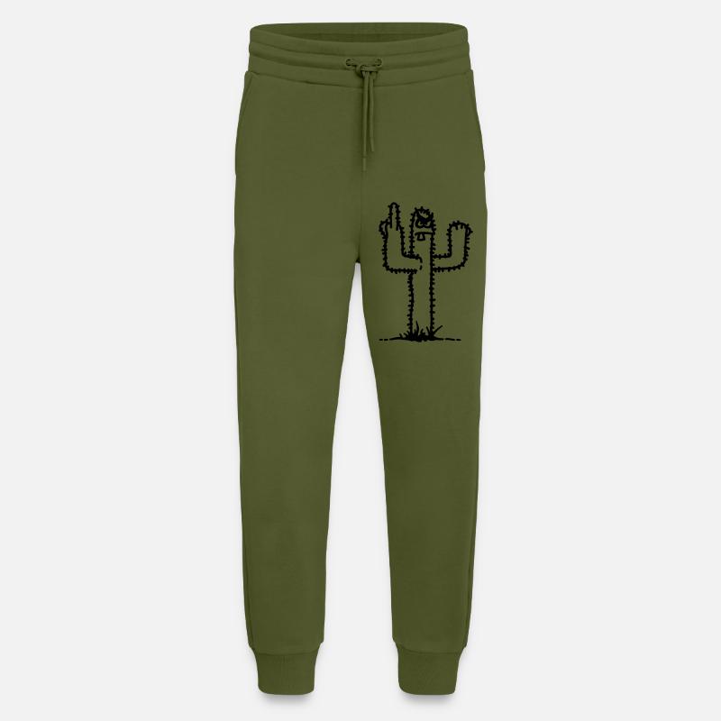 cactus - Jogging Pants - made by SPREAD  - MOSS GREEN