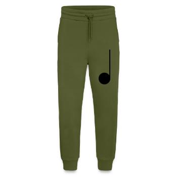 note - Jogging Pants - made by SPREAD  - MOSS GREEN - Front