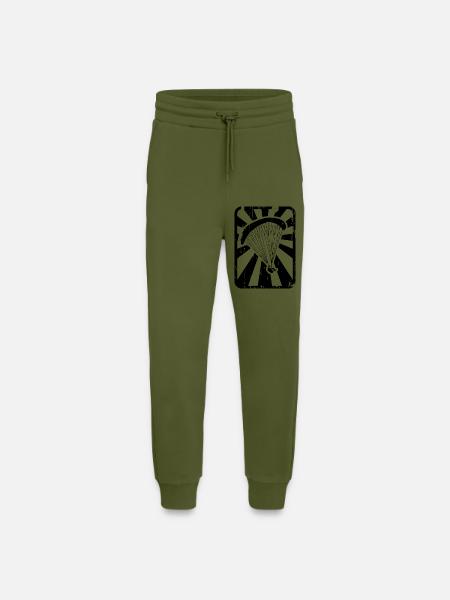 Paraglider - Jogging Pants - made by SPREAD - MOSS GREEN
