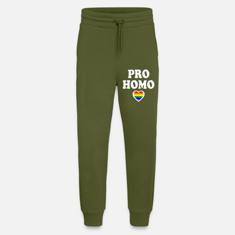 Pro homo - Jogginghose - made by SPREAD - MOSS GREEN