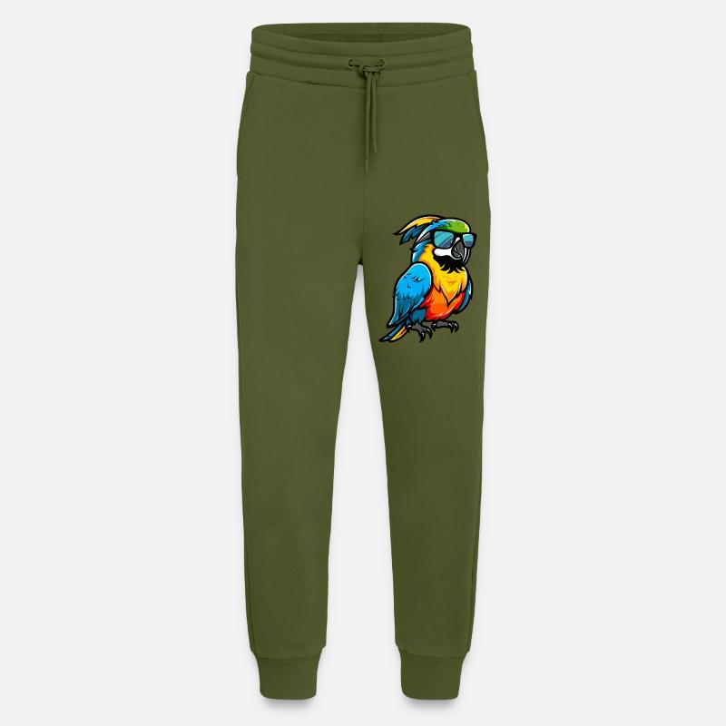 Papagai Comic Cool - Jogginghose - made by SPREAD - MOSS GREEN