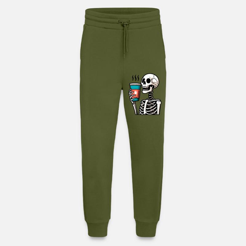 Caffé Os Tee - Jogginghose - made by SPREAD - MOSS GREEN