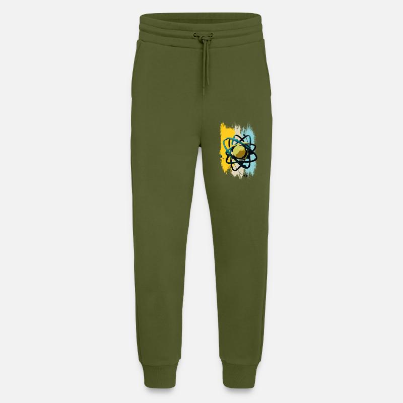 Atomic Nucleus, Physics, Science - Jogging Pants - made by SPREAD  - MOSS GREEN
