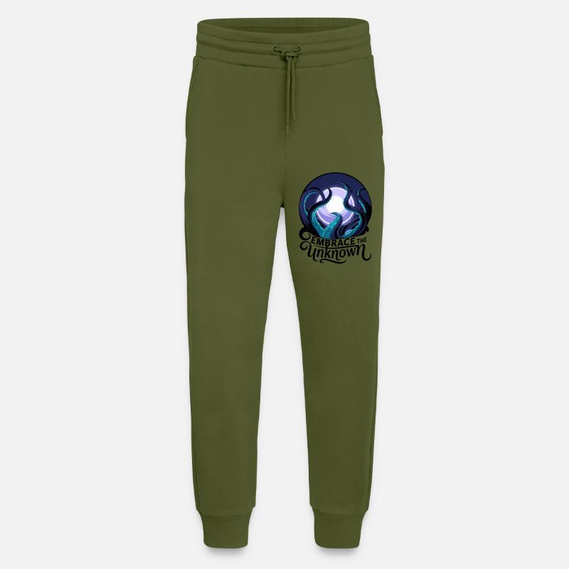 UMARME DAS UNBEKANNTE - Jogginghose - made by SPREAD - MOSS GREEN