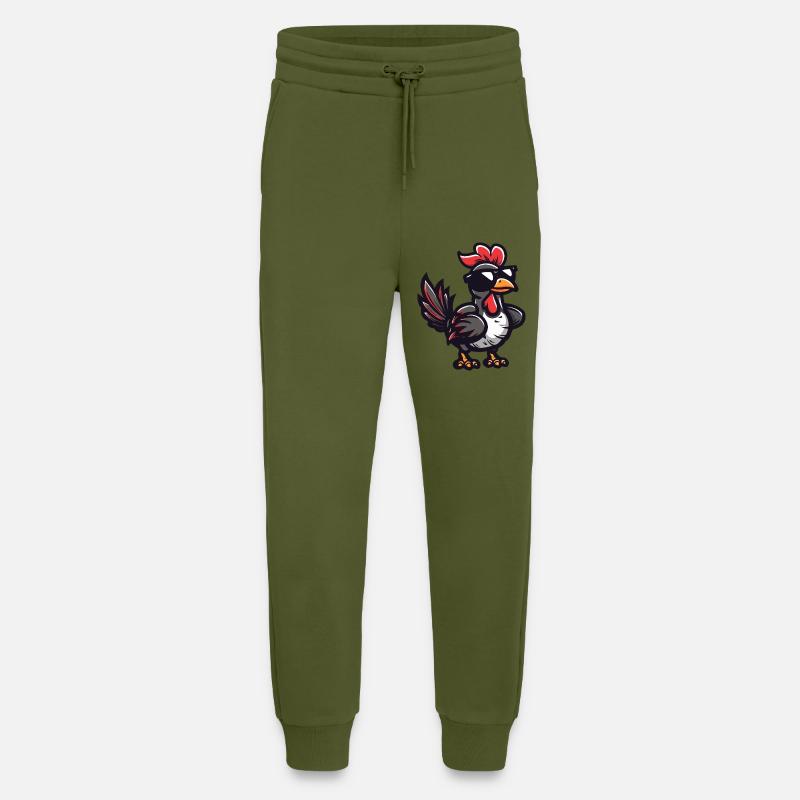 Truthan Comic Cool - Jogging Pants - made by SPREAD  - MOSS GREEN