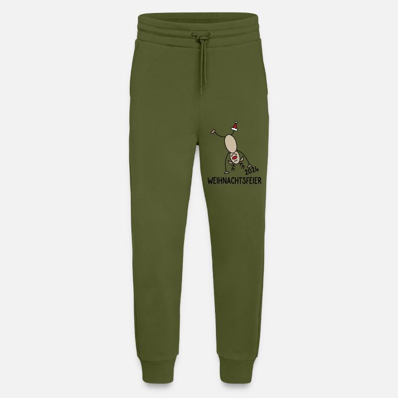 Weihnachtsfeier 2024 - Jogginghose - made by SPREAD - MOSS GREEN