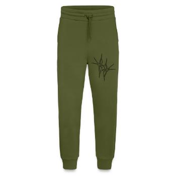 Vögel - Jogginghose - made by SPREAD - MOSS GREEN - Vorne