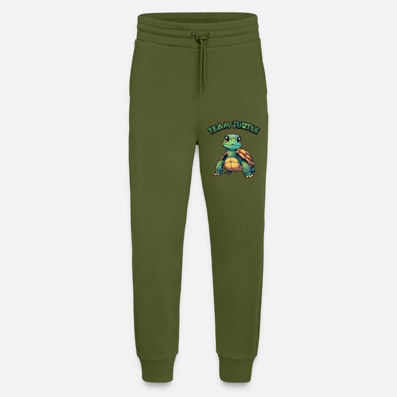 Team Turtle - Jogging Pants - made by SPREAD  - MOSS GREEN