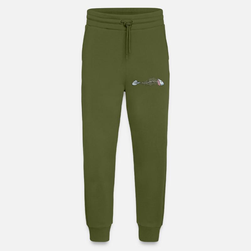 Fisch - Jogginghose - made by SPREAD - MOSS GREEN