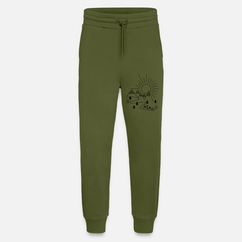 Camping - Jogginghose - made by SPREAD - MOSS GREEN
