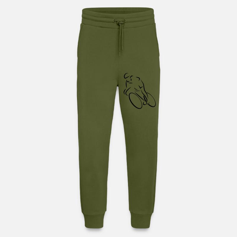 Rennrad - Jogginghose - made by SPREAD - MOSS GREEN