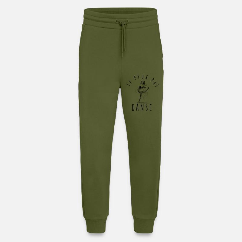 I can't, I danced. - Jogging Pants - made by SPREAD  - MOSS GREEN