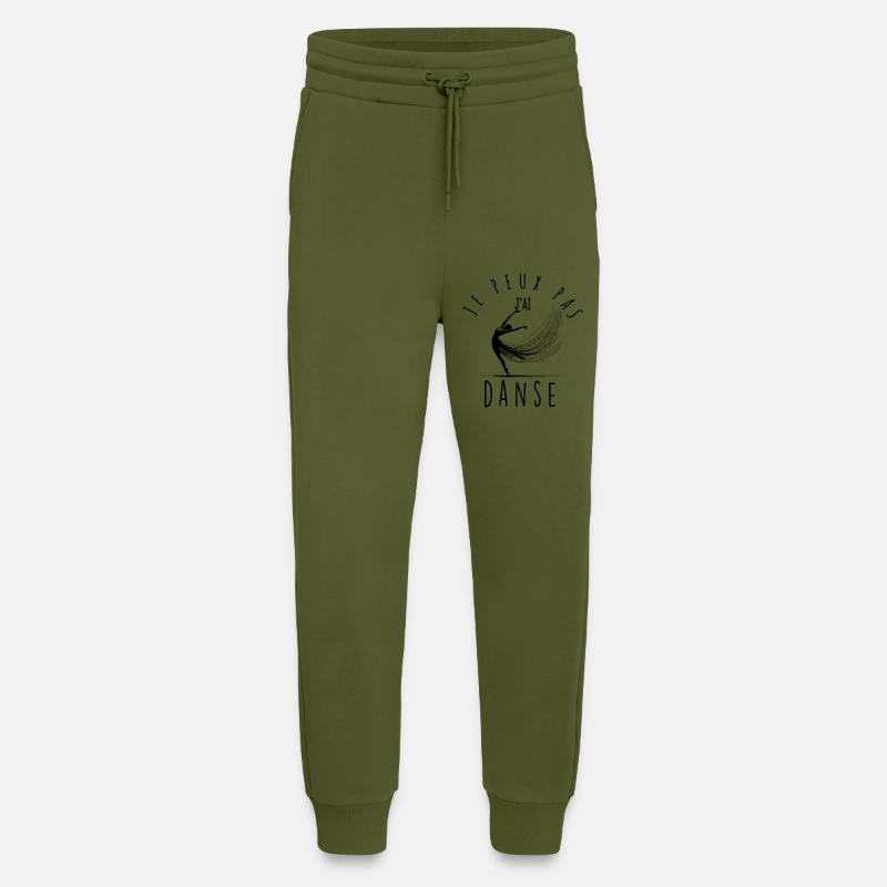 I can't, I danced. - Jogging Pants - made by SPREAD  - MOSS GREEN