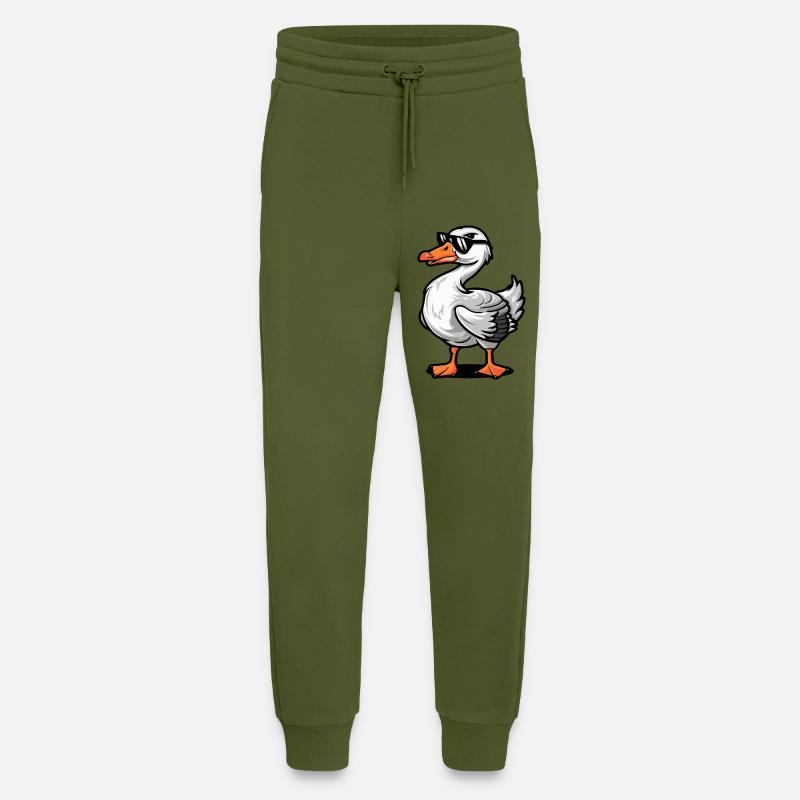 Gans Comic Cool - Jogginghose - made by SPREAD - MOSS GREEN