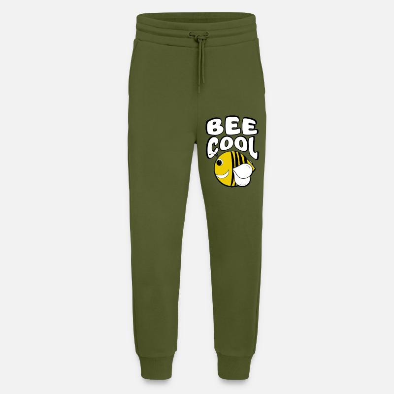 Cool Bee - Jogging Pants - made by SPREAD  - MOSS GREEN