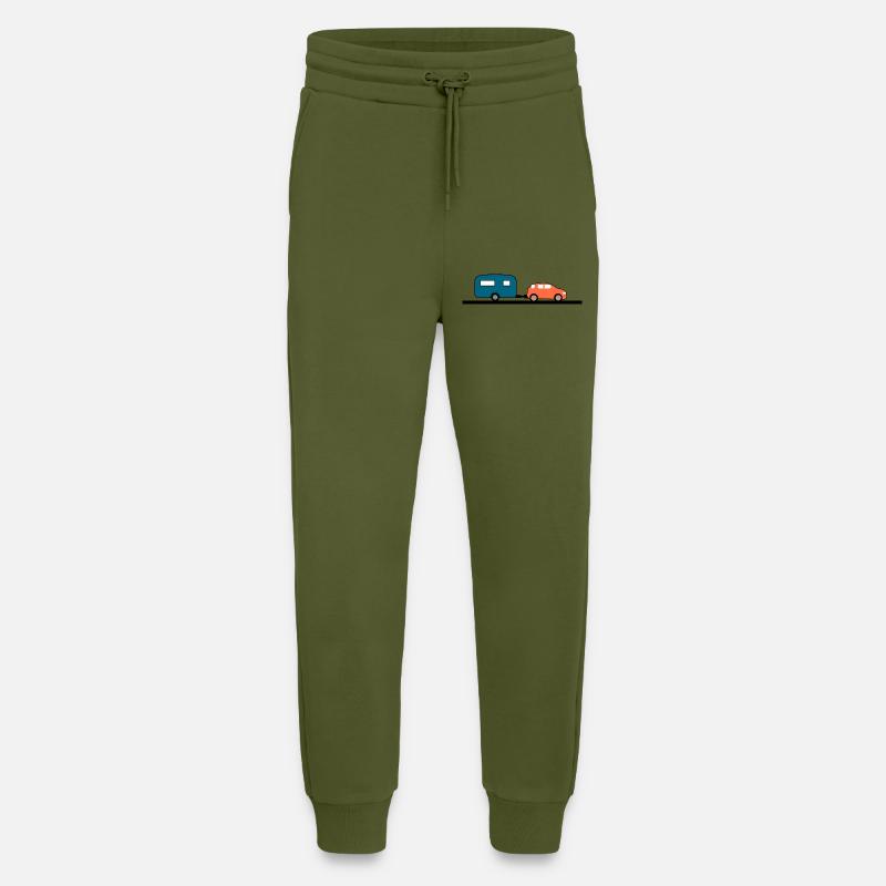 Car - Jogging Pants - made by SPREAD  - MOSS GREEN