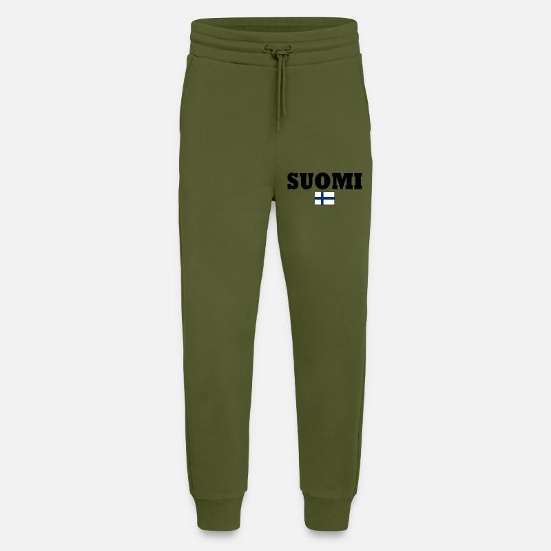 Suomi - Jogginghose - made by SPREAD - MOSS GREEN