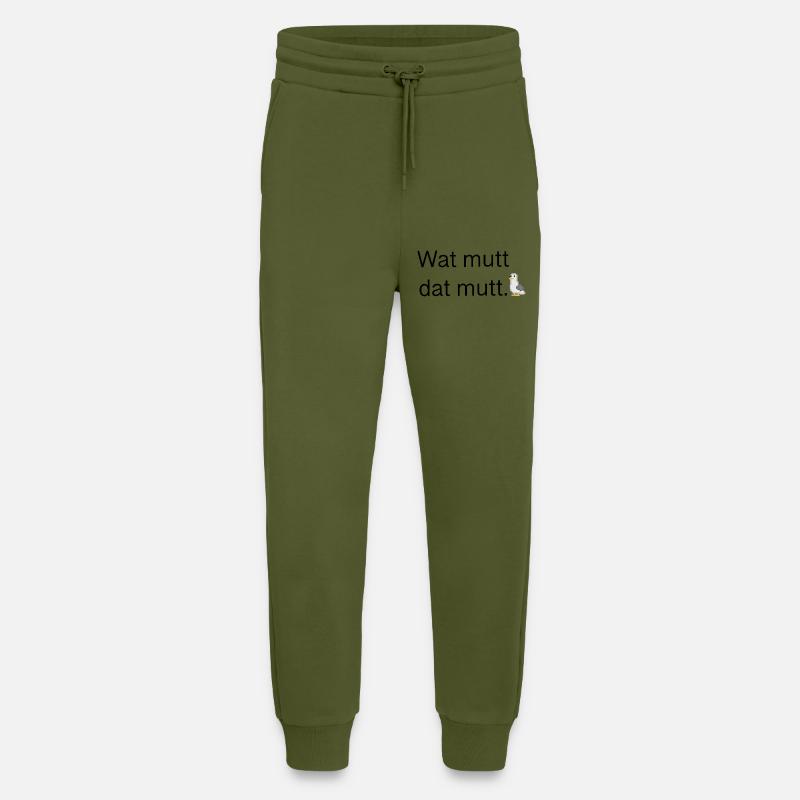 Wat mutt dat mutt - Jogginghose - made by SPREAD - MOSS GREEN