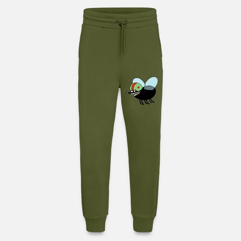 fliegende Fliege - Jogginghose - made by SPREAD - MOSS GREEN