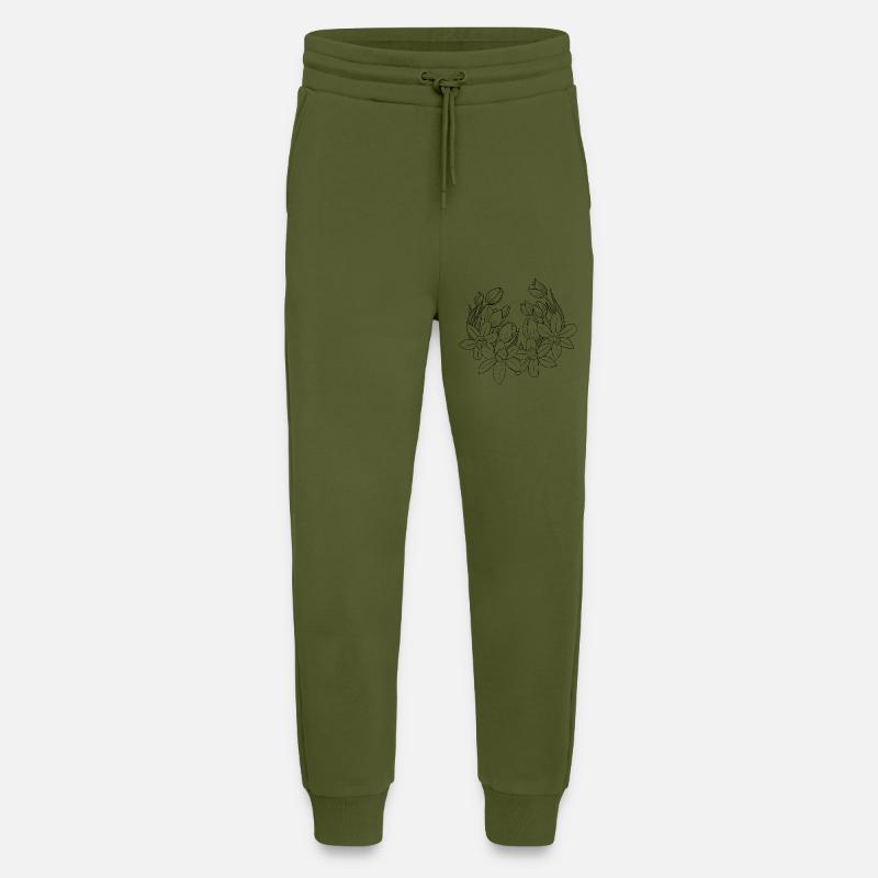 Frühlingsblumen - Jogginghose - made by SPREAD - MOSS GREEN